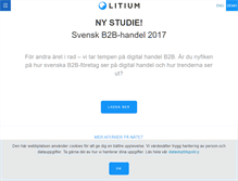 Tablet Screenshot of litium.se